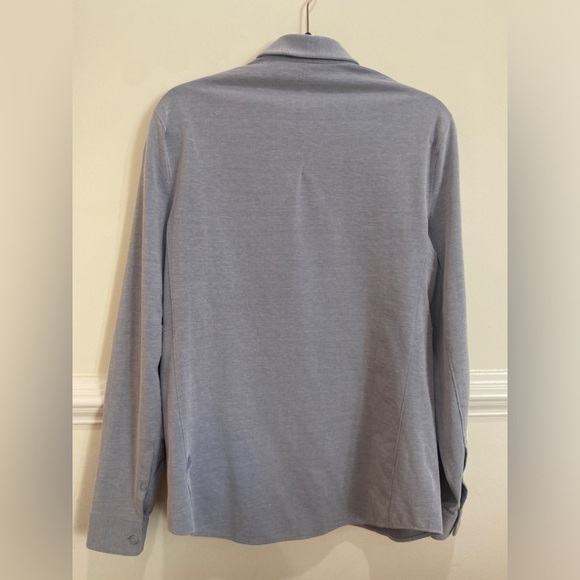 Lululemon Commission Long Sleeve Shirt In Harbor Blue Size small - Picture 8 of 10